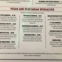 Menu at Bel-Aire Diner in Astoria