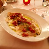 Homemade ravioli ai funghi porcini at Cantinetta in Solothurn