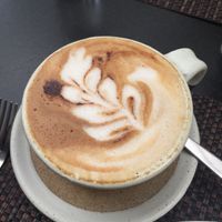 Soy Cappuccino  at The Old House  in Karnataka