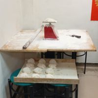 Fresh noodles at Lái Xīn SùShí 來欣素食手工水餃 in Taipei