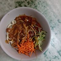 The noodles at Lái Xīn SùShí 來欣素食手工水餃 in Taipei