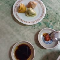 The dumplings at Lái Xīn SùShí 來欣素食手工水餃 in Taipei