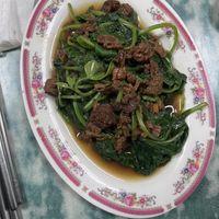 Blanched vegetables ($45)  at Lái Xīn SùShí 來欣素食手工水餃 in Taipei