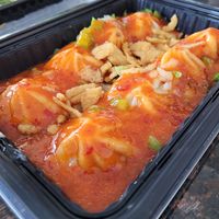 Vegetable Sweet Chilli Momos at Moti Cafe in Chicago