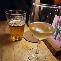 Lager and cider at BarStudio in Warsaw