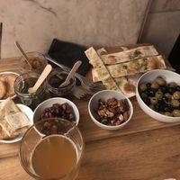 Mostly vegan spread at BarStudio in Warsaw
