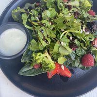 Half a salad   at Vegan Town in Ajijic