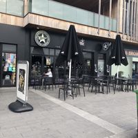 Exterior at dockside  at Creams Cafe in Chatham