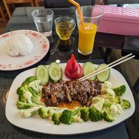 Vegan Duck Stake at Vegan Center Cafe in Vientiane