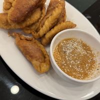Curry puffs  at Vegan Center Cafe in Vientiane