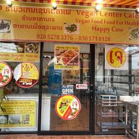 store front at Vegan Center Cafe in Vientiane