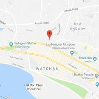 Where we are next to reunion cafe  at Vegan Center Cafe in Vientiane