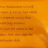 Don't be put off by 'meat' in dishes at Vegan Center Cafe in Vientiane