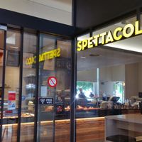 Exterior (inside railway station) at Caffe Spettacolo in Neuchatel