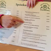Menu at Gaststätte in Oderwitz