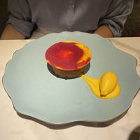 Carrot cake at Xavier Pellicer in Barcelona