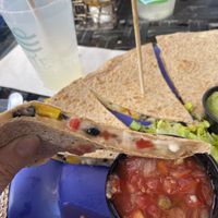 Vegan quesadilla at Tate Island Grill in Clearwater Beach