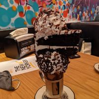 Vegan cake shake. at Venetian Hotel - Black Tap in Las Vegas