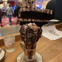 Vegan Black and White Cakeshake at Venetian Hotel - Black Tap in Las Vegas