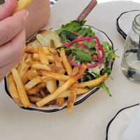 Fried cauliflower burger at Venetian Hotel - Black Tap in Las Vegas