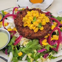 Fried cauliflower salad at Venetian Hotel - Black Tap in Las Vegas