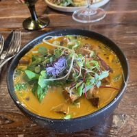 Thai soup  at Don Vegan in Quebec