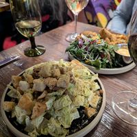 Cesar salad at Don Vegan in Quebec