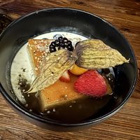 Pudding chômeur   at Don Vegan in Quebec