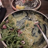 It looked better before we devoured it    at Don Vegan in Quebec
