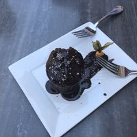 Chocolate Cake at Don Vegan in Quebec