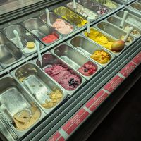 All of these are vegan at Creme de la Creme - Zmrzlinový Salon  in Prague