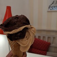 Chocolate and Salted Peanut at Creme de la Creme - Zmrzlinový Salon  in Prague