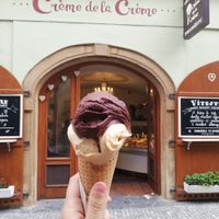 Salted peanut and chocolate at Creme de la Creme - Zmrzlinový Salon  in Prague