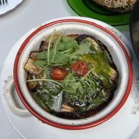 parmigiana de berenjena  at La Figa Ta Tia in Burgos