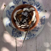 Delicious dessert!  at Pernera in Patmos