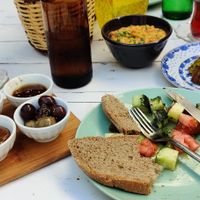 Breakfast 😍 at Pernera in Patmos