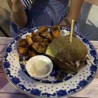 Burger at Pernera in Patmos