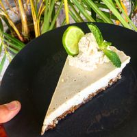 Vegan Gluten Free raw keylime pie at The BNKR - Maybe closed in Kalpitiya