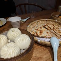 Bao and mushroom pancake at SUHU 素虎 - Fortune Time in Beijing