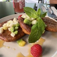Vegan buckwheat pancakes at Vevay Kitchen in Frankfurt