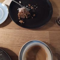 Delicious cake. No vegan option though. at Vevay Kitchen in Frankfurt