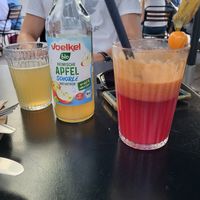 Ginger-beetroot-juice at Vevay Kitchen in Frankfurt