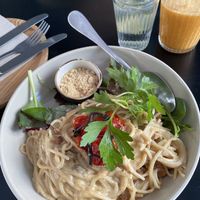 Cashew Cabonara  at Vevay Kitchen in Frankfurt