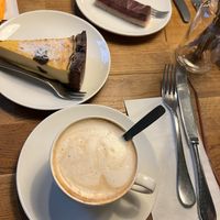 chocolate cheesecake and gf cake #Veganuary at Vevay Kitchen in Frankfurt