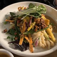 Asian noodle dish   at Vevay Kitchen in Frankfurt