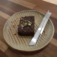 vegan brownie at Jiāng Shān Yì Gǎi Suǒ in Hsinchu