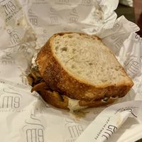 Mushroom and cheese 10/10 😍  at Em. Vegan Sweets & Salty - Delivery Only in Lima