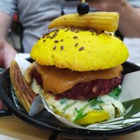 Burger at Pandora Greenbox in Split