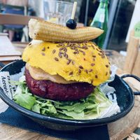 Burger  at Pandora Greenbox in Split