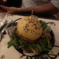 Lucy in the sky burger  at Pandora Greenbox in Split